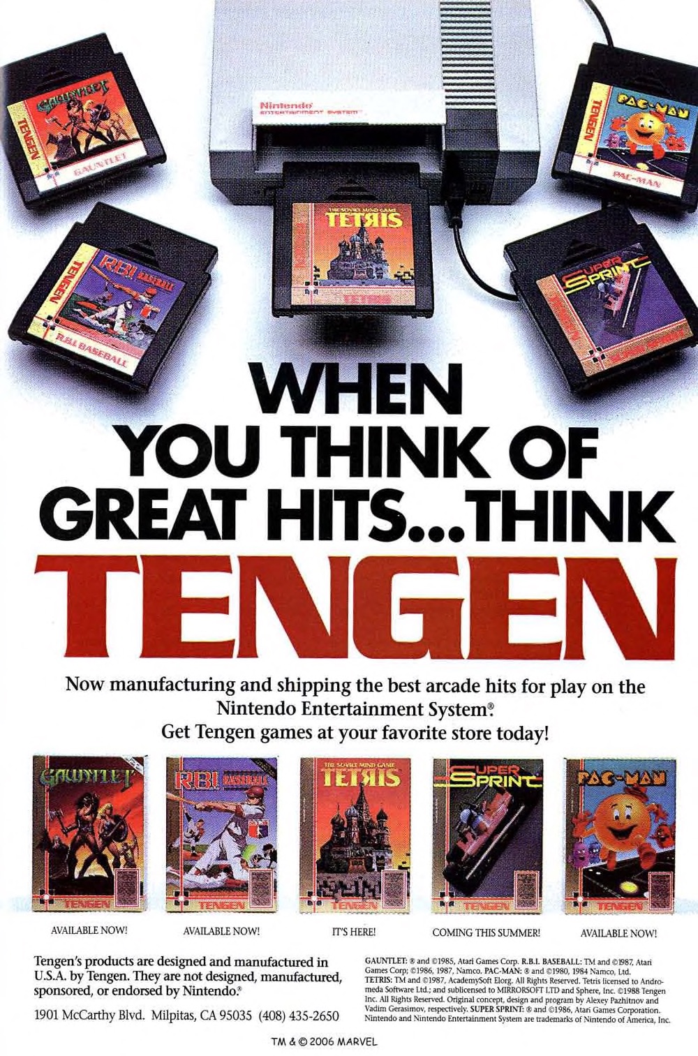 Publicité de Tengen